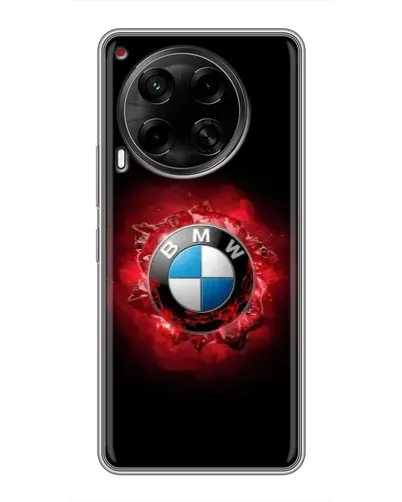 Чехол для TECNO Camon 30 (CL6) с картинкой «Логотип BMW — вспышка»