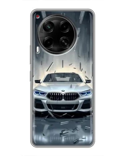 Чехол для TECNO Camon 30 (CL6) с картинкой «BMW в свете фар»