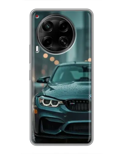 Чехол для TECNO Camon 30 (CL6) с картинкой «BMW в огнях города»