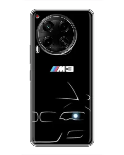 Чехол для TECNO Camon 30 (CL6) с картинкой «Минималистичный принт BMW M3»