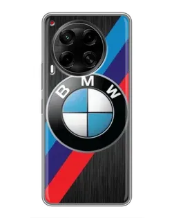 Чехол для TECNO Camon 30 (CL6) с картинкой «BMW M-stripes стиль»