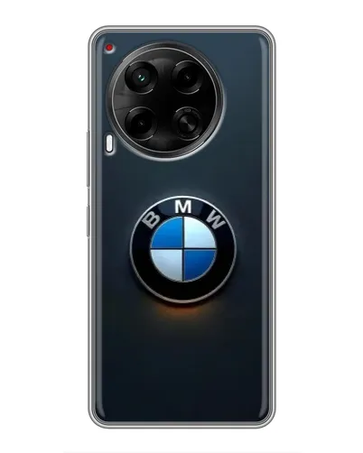 Чехол для TECNO Camon 30 (CL6) с картинкой «Логотип BMW — минимализм»