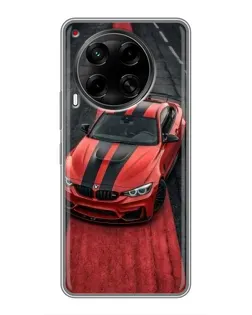 Чехол для TECNO Camon 30 (CL6) с картинкой «BMW на красной дорожке»