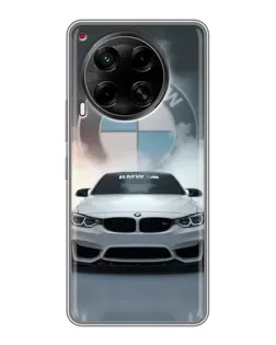Чехол для TECNO Camon 30 (CL6) с картинкой «BMW в белом дыму» Чехол для TECNO Camon 30 (CL6) с картинкой «BMW в белом дыму»