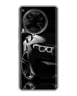 Чехол для TECNO Camon 30 (CL6) с картинкой «Черная BMW — профиль» Чехол для TECNO Camon 30 (CL6) с картинкой «Черная BMW — профиль»