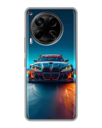 Чехол для TECNO Camon 30 (CL6) с картинкой «BMW — огни неона» Чехол для TECNO Camon 30 (CL6) с картинкой «BMW — огни неона»
