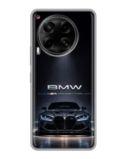 Чехол для TECNO Camon 30 (CL6) с картинкой «BMW сквозь ночной город» Чехол для TECNO Camon 30 (CL6) с картинкой «BMW сквозь ночной город»