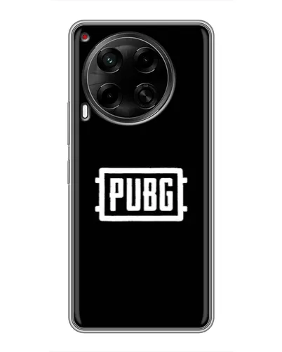 Чехол для TECNO Camon 30 (CL6) с картинкой «Лого BMW — металлический блеск»