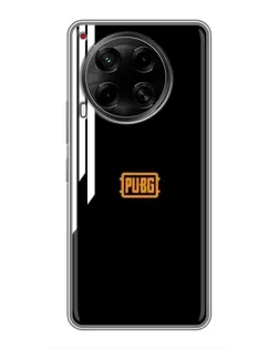 Чехол для TECNO Camon 30 (CL6) с картинкой «PUBG — вертикальные линии»