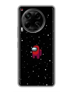 Чехол для TECNO Camon 30 (CL6) с картинкой «Красный Among Us»