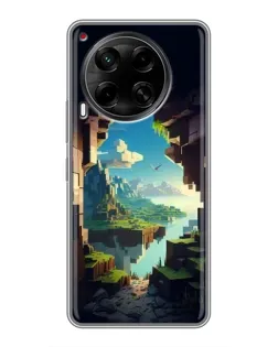 Чехол для TECNO Camon 30 (CL6) с картинкой «Вид из пещеры» Чехол для TECNO Camon 30 (CL6) с картинкой «Вид из пещеры»