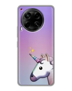 Чехол для TECNO Camon 30 (CL6) с картинкой «Единорог градиент»