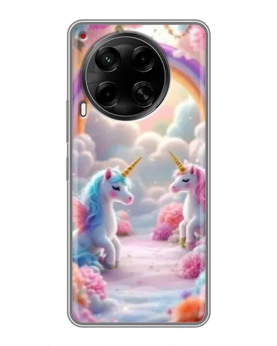Чехол для TECNO Camon 30 (CL6) с картинкой «Радуга и единороги» Чехол для TECNO Camon 30 (CL6) с картинкой «Радуга и единороги»