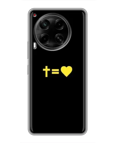 Чохол для TECNO Camon 30 (CL6) з картинкою «Серце та Хрест» Чохол для TECNO Camon 30 (CL6) з картинкою «Серце та Хрест»
