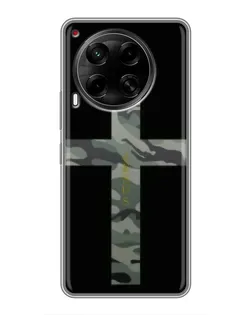 Чохол для TECNO Camon 30 (CL6) з картинкою «Мілітарі Хрест»