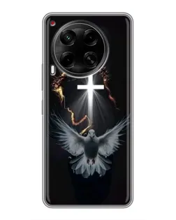 Чохол для TECNO Camon 30 (CL6) з картинкою «Голуб та Світло»