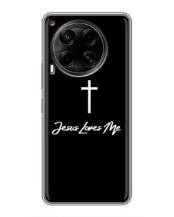 Чохол для TECNO Camon 30 (CL6) з картинкою «Ісус любить тебе»