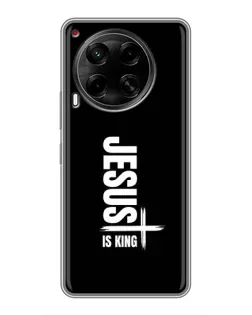 Чохол для TECNO Camon 30 (CL6) з картинкою «Вертикаль віри Jesus»