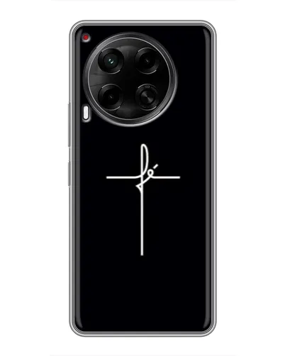 Чехол для TECNO Camon 30 (CL6) с картинкой «Тонкий крест» Чехол для TECNO Camon 30 (CL6) с картинкой «Тонкий крест»