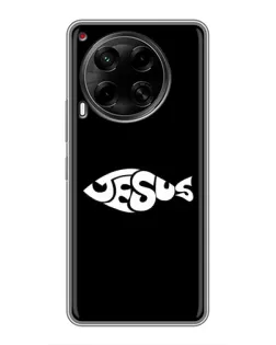 Чехол для TECNO Camon 30 (CL6) с картинкой «Рыба Jesus» Чехол для TECNO Camon 30 (CL6) с картинкой «Рыба Jesus»