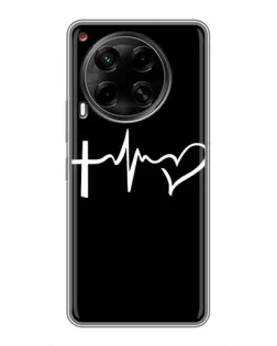 Чехол для TECNO Camon 30 (CL6) с картинкой «Пульс веры» Чехол для TECNO Camon 30 (CL6) с картинкой «Пульс веры»