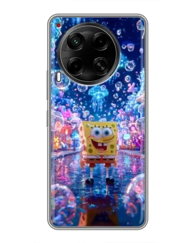 Чехол для TECNO Camon 30 (CL6) с картинкой «Неоновый океан» Чехол для TECNO Camon 30 (CL6) с картинкой «Неоновый океан»