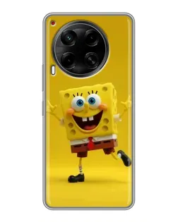 Чехол для TECNO Camon 30 (CL6) с картинкой «Позитивный Губка Боб»