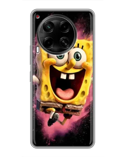 Чехол для TECNO Camon 30 (CL6) с картинкой «Взрывной Спанч Боб» Чехол для TECNO Camon 30 (CL6) с картинкой «Взрывной Спанч Боб»