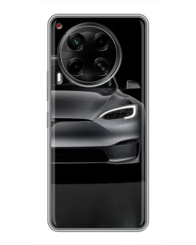 Чехол для TECNO Camon 30 (CL6) с картинкой «Tesla Model S Look»