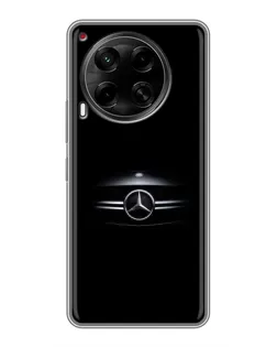 Чехол для TECNO Camon 30 (CL6) с картинкой «Mercedes — абстрактные линии»