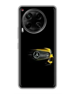 Чехол для TECNO Camon 30 (CL6) с картинкой «Mercedes — ретро стиль»