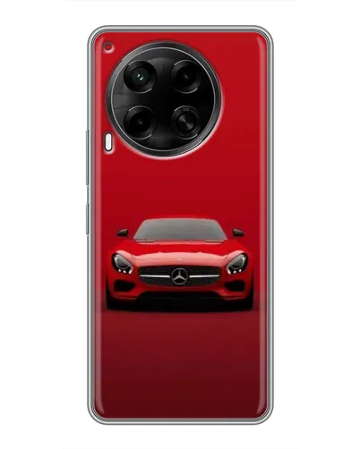 Чехол для TECNO Camon 30 (CL6) с картинкой «Красный Mercedes AMG»