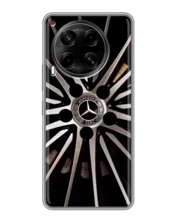 Чехол для TECNO Camon 30 (CL6) с картинкой «Диск Mercedes»