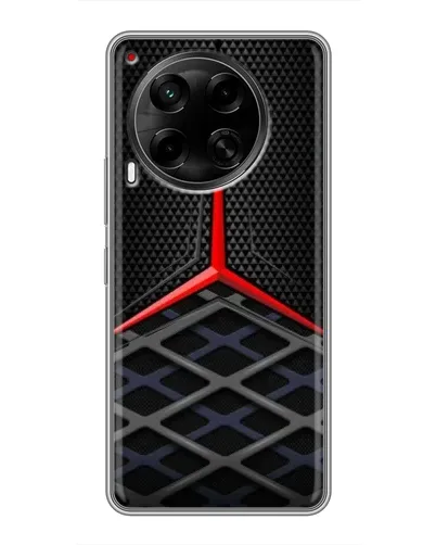 Чехол для TECNO Camon 30 (CL6) с картинкой «Mercedes Carbon Grid»