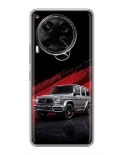Чехол для TECNO Camon 30 (CL6) с картинкой «Mercedes G-Class красный»