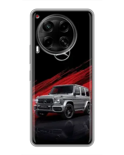 Чехол для TECNO Camon 30 (CL6) с картинкой «Mercedes G-Class красный»