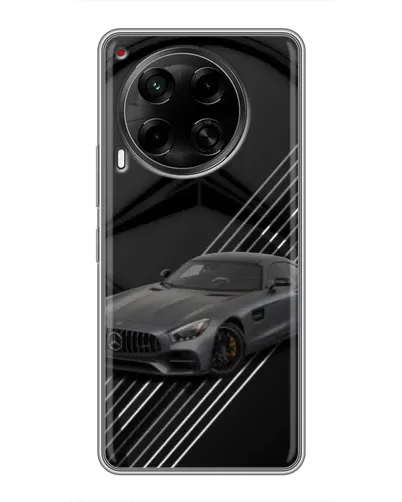 Чехол для TECNO Camon 30 (CL6) с картинкой «Mercedes AMG — графика»