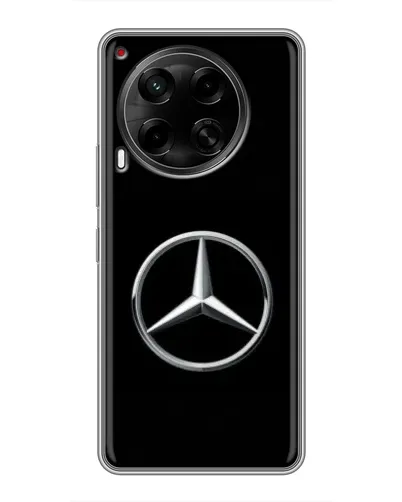Чехол для TECNO Camon 30 (CL6) с картинкой «Mercedes классический лого»