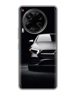 Чехол для TECNO Camon 30 (CL6) с картинкой «Свет фар Mercedes»