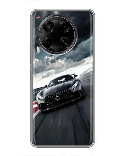 Чехол для TECNO Camon 30 (CL6) с картинкой «Гоночный Mercedes AMG»