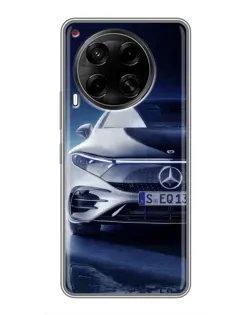 Чехол для TECNO Camon 30 (CL6) с картинкой «Mercedes EQ — будущее»