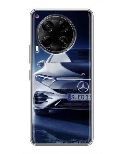 Чехол для TECNO Camon 30 (CL6) с картинкой «Mercedes EQ — будущее»