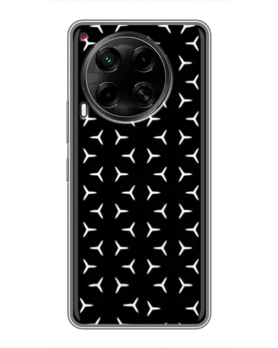 Чехол для TECNO Camon 30 (CL6) с картинкой «Mercedes паттерн звезд» Чехол для TECNO Camon 30 (CL6) с картинкой «Mercedes паттерн звезд»