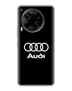 Чехол для TECNO Camon 30 (CL6) с картинкой «Классическое лого Audi»