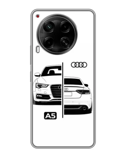 Чехол для TECNO Camon 30 (CL6) с картинкой «Audi — контрастный дизайн»