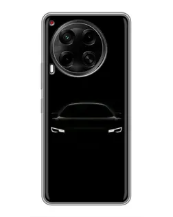 Чехол для TECNO Camon 30 (CL6) с картинкой «Взгляд Audi в темноте»