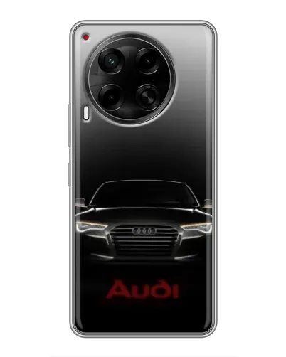 Чехол для TECNO Camon 30 (CL6) с картинкой «Audi — градиентный контур»