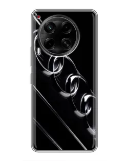 Чехол для TECNO Camon 30 (CL6) с картинкой «Audi — абстрактные кольца»