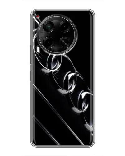Чехол для TECNO Camon 30 (CL6) с картинкой «Audi — абстрактные кольца»