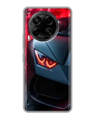 Чехол для TECNO Camon 30 (CL6) с картинкой «Lamborghini красное сияние»